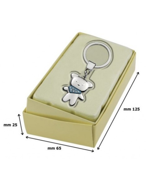 Porte clé ourson personnalisé avec boîte cadeau